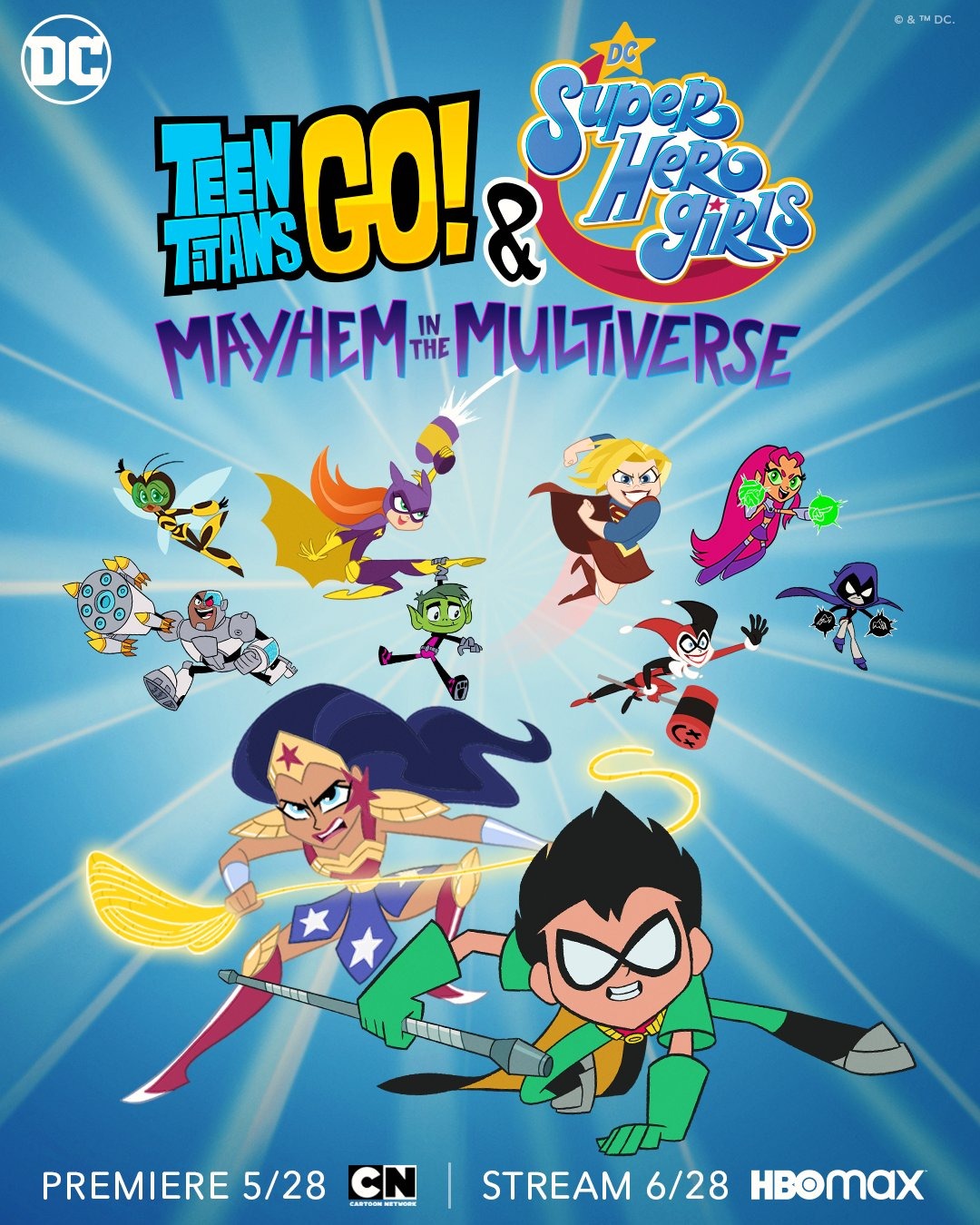 Extra Large TV Poster Image for Teen Titans Go! & DC Super Hero Girls: Mayhem in the Multiverse 