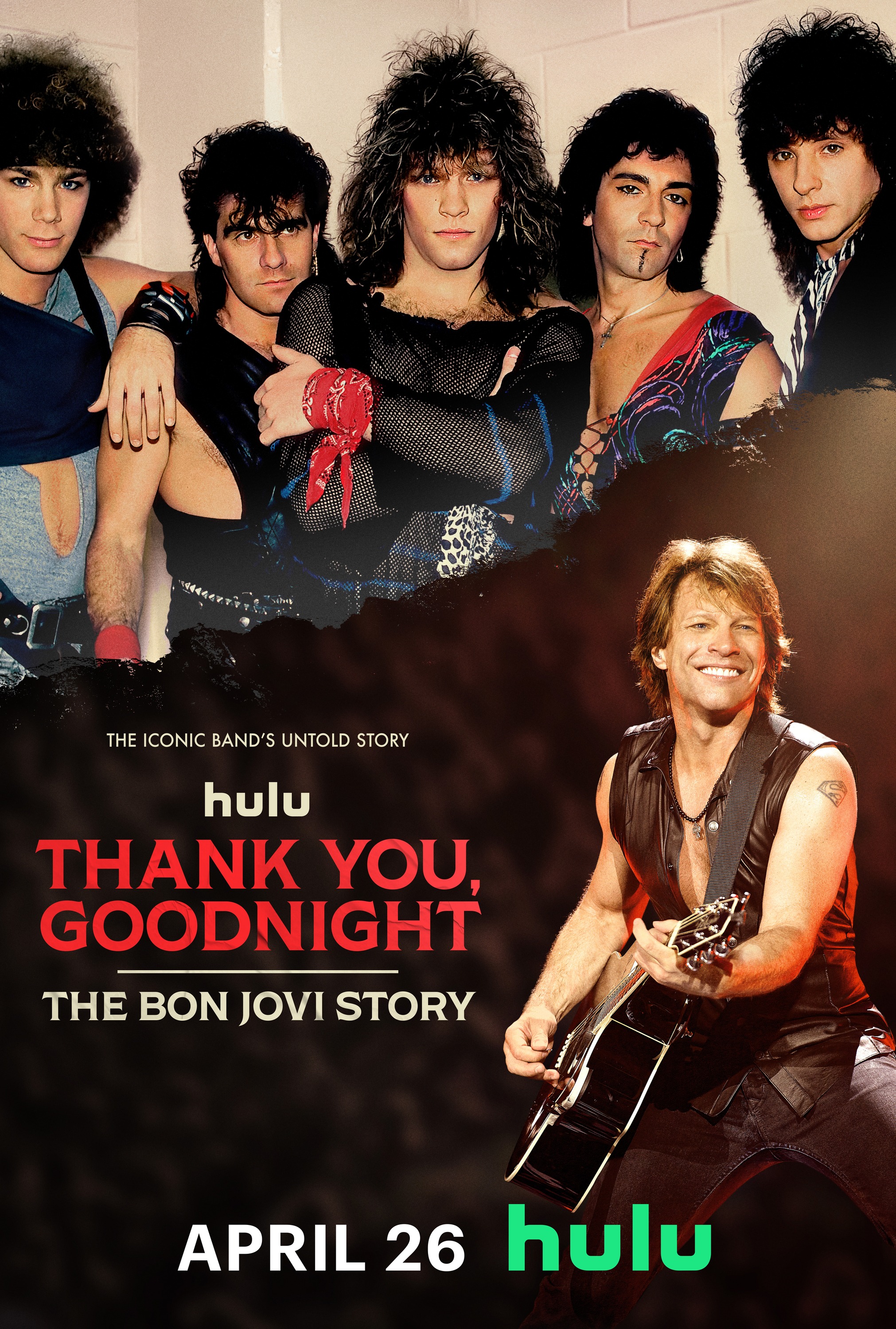 Mega Sized TV Poster Image for Thank You, Goodnight: The Bon Jovi Story 