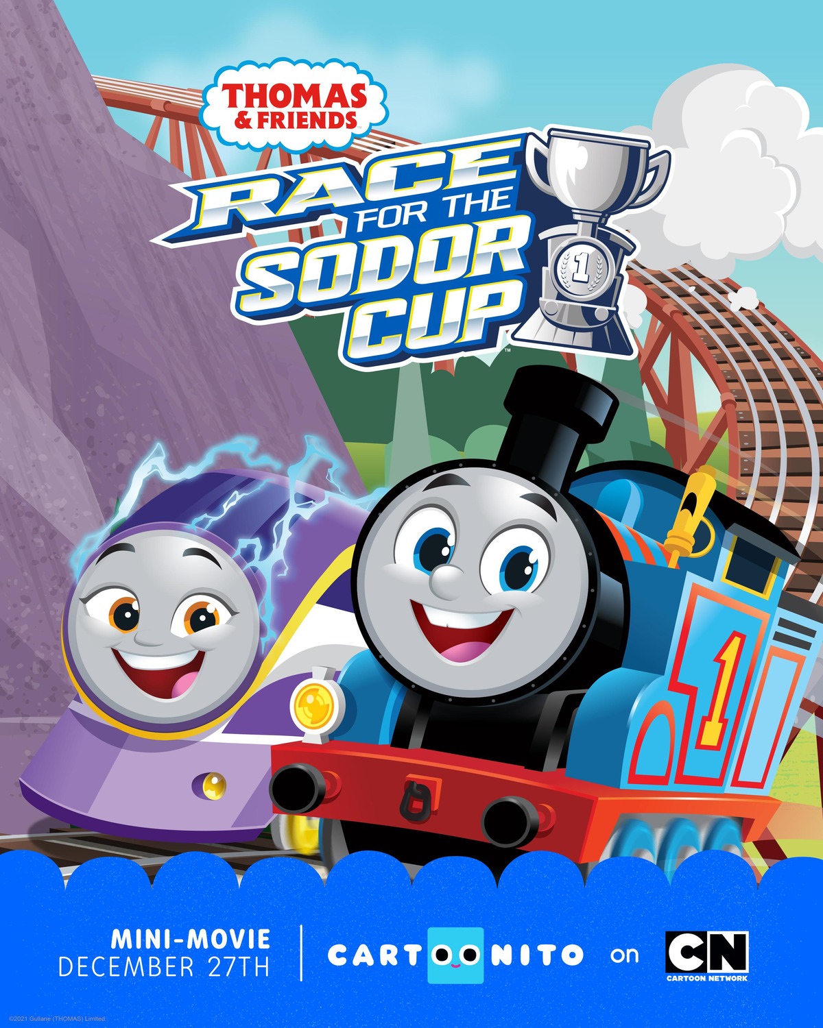 Extra Large TV Poster Image for Thomas & Friends: Race for the Sodor Cup 