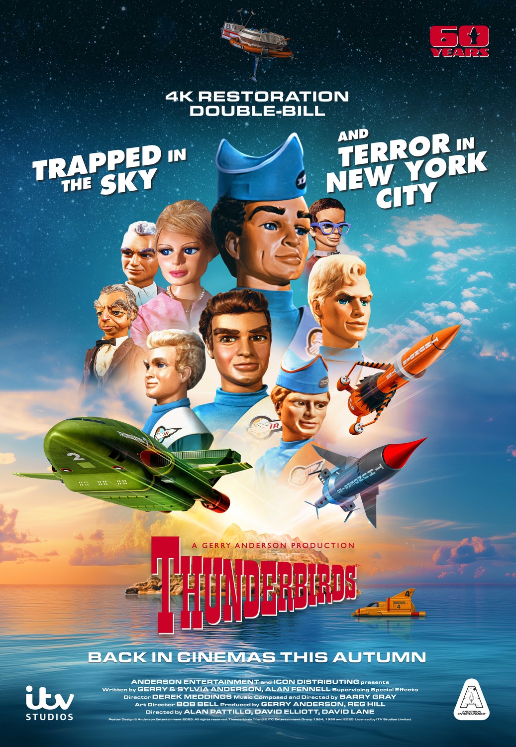 Extra Large TV Poster Image for Thunderbirds (#3 of 3)