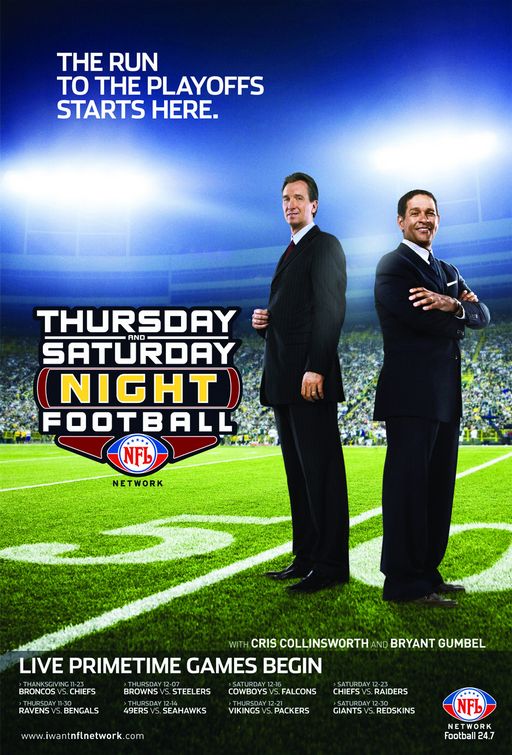 Thursday and Saturday Night Football Movie Poster