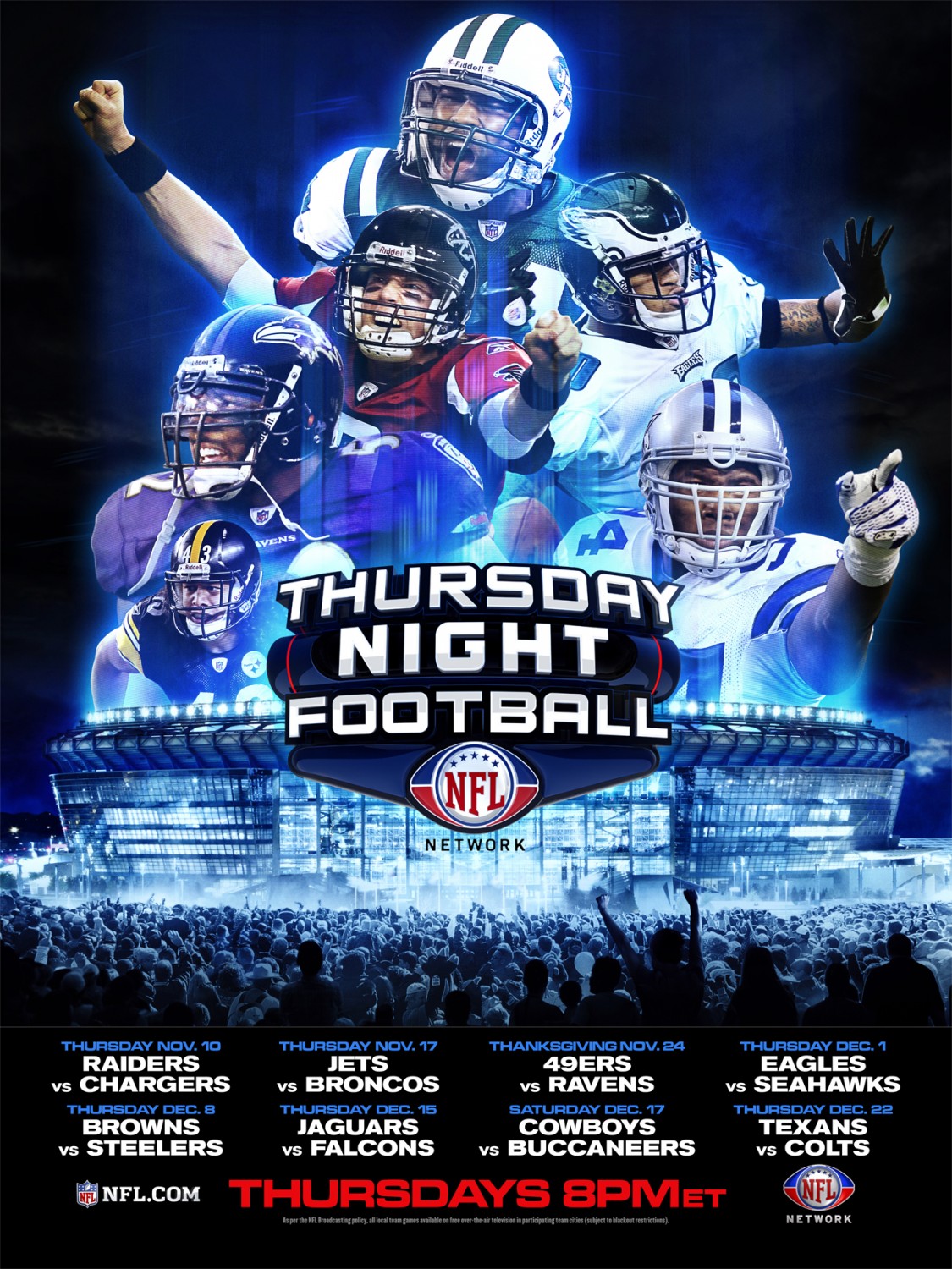 Thursday Night Football: Extra Large Movie Poster Image - Internet ...