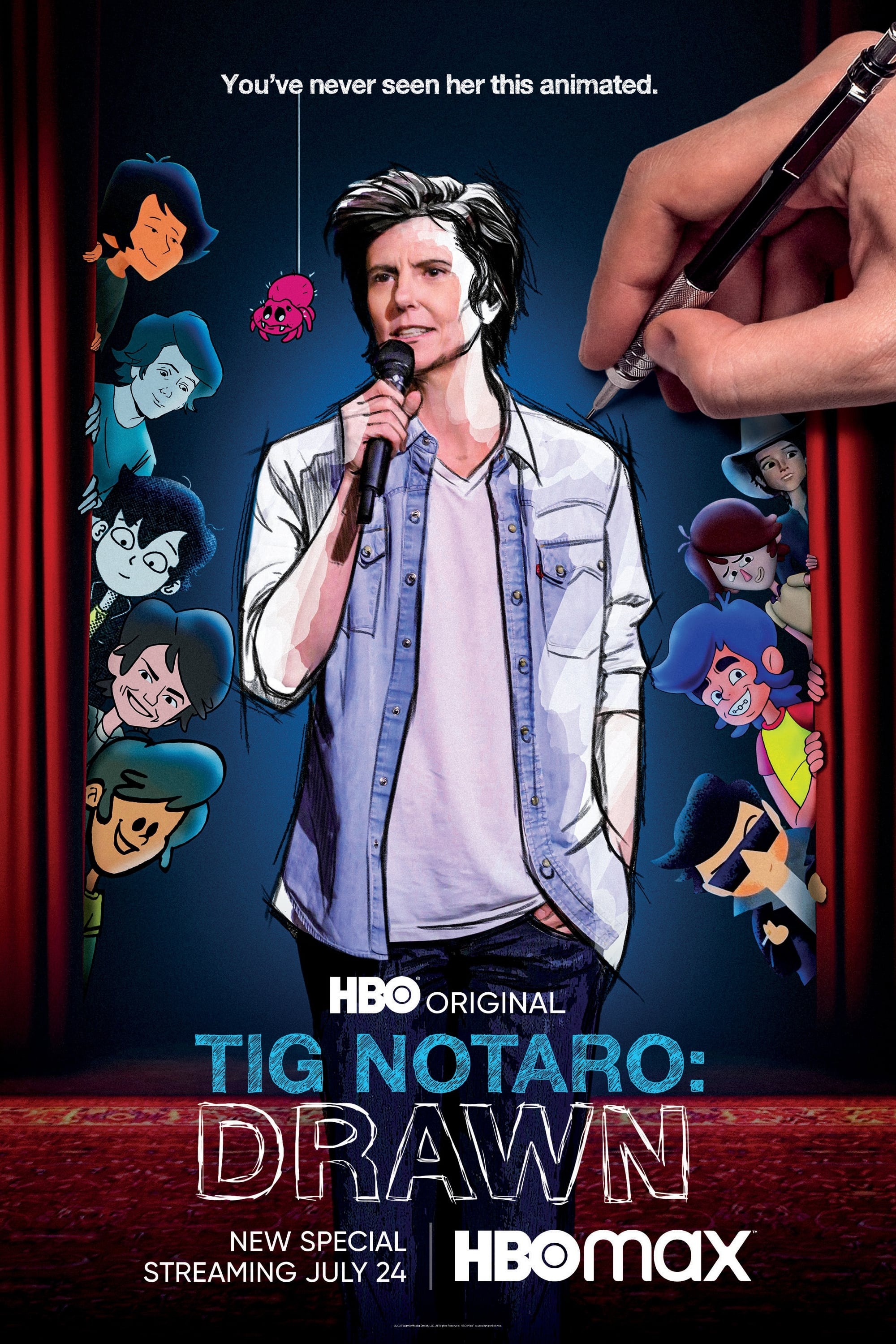 Mega Sized TV Poster Image for Tig Notaro: Drawn 