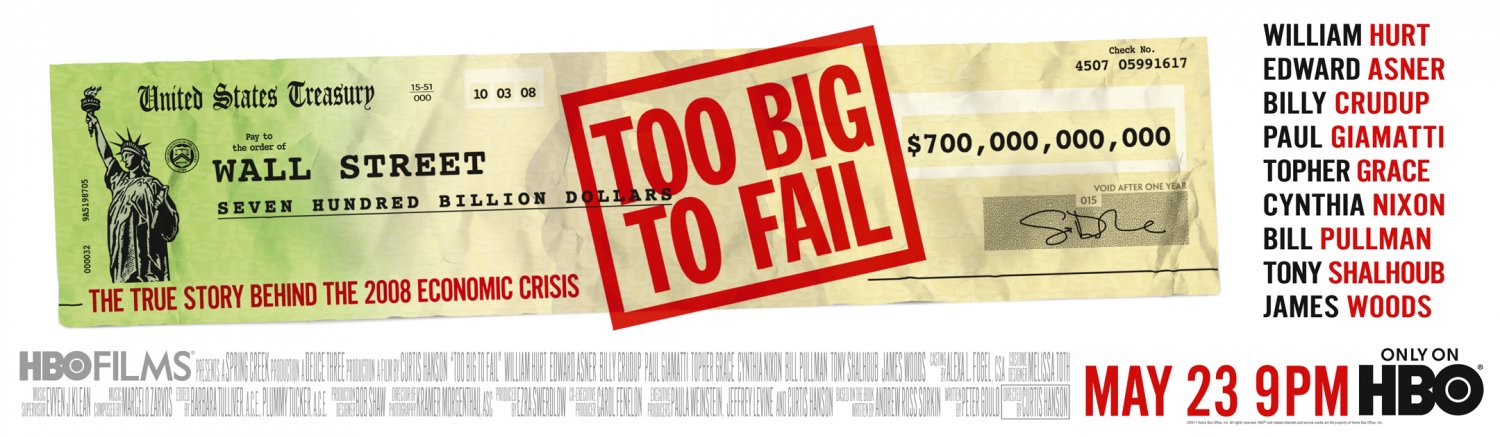 Extra Large TV Poster Image for Too Big to Fail (#2 of 2)
