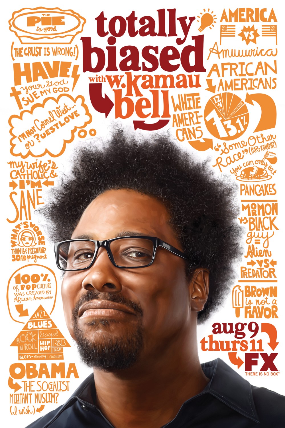 Extra Large TV Poster Image for Totally Biased with W. Kamau Bell 