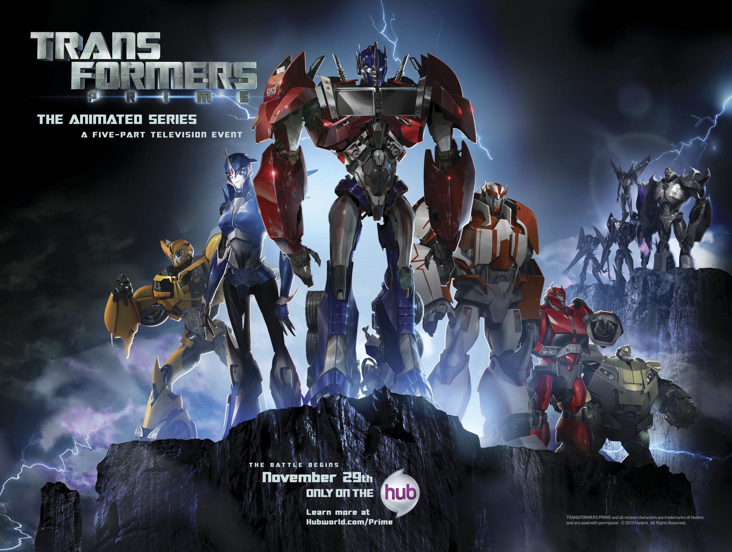 Mega Sized TV Poster Image for Transformers Prime (#2 of 2)