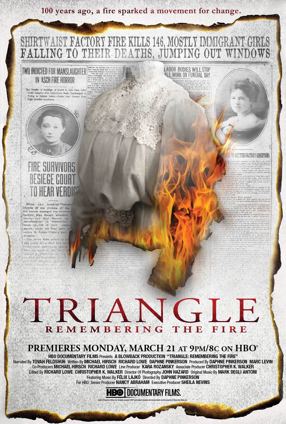 Extra Large TV Poster Image for Triangle: Remembering the Fire 
