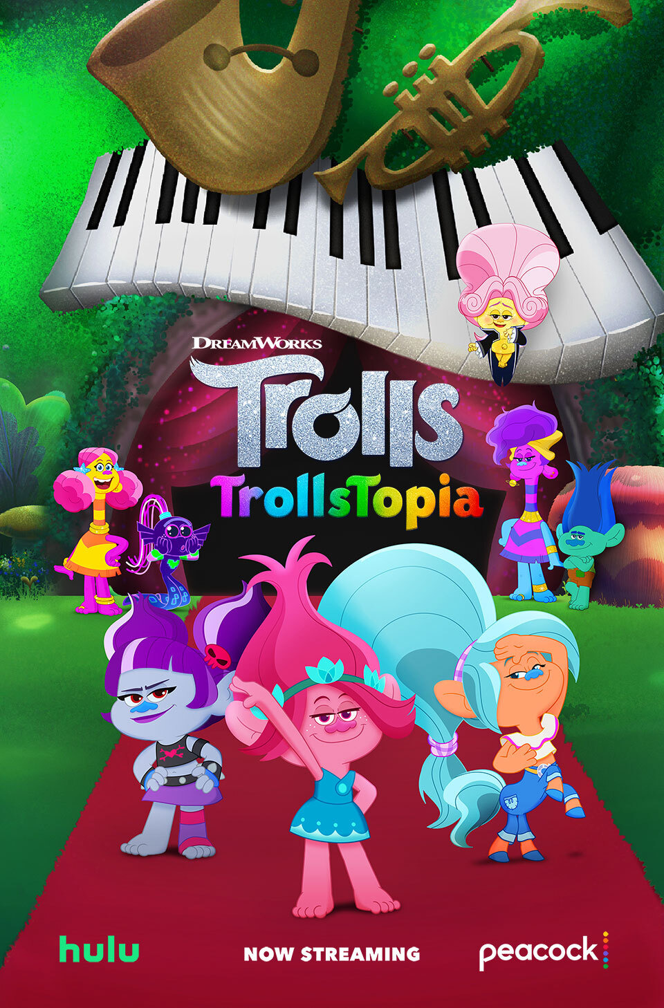 Extra Large TV Poster Image for Trolls: TrollsTopia (#2 of 2)