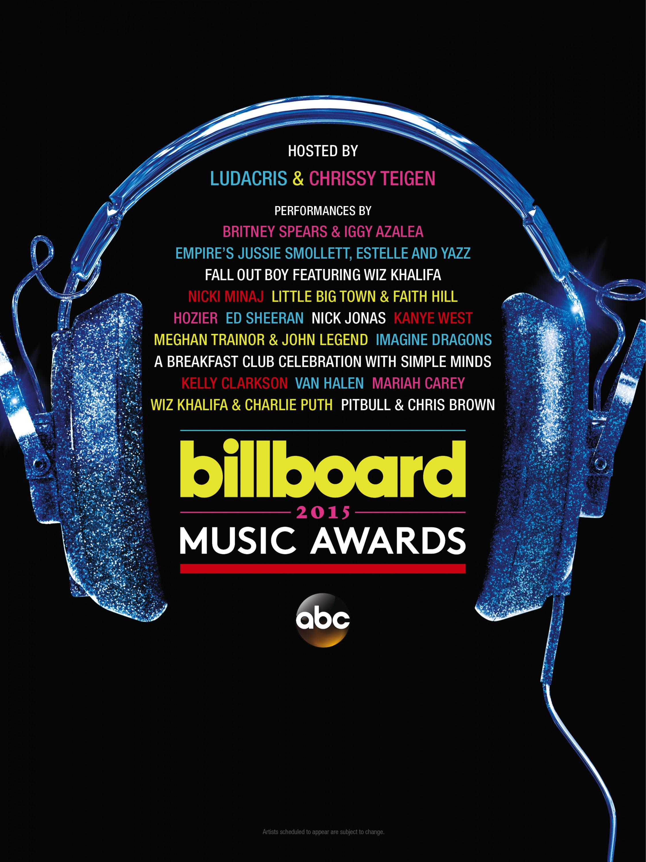 Mega Sized TV Poster Image for 2015 Billboard Music Awards (#1 of 7)
