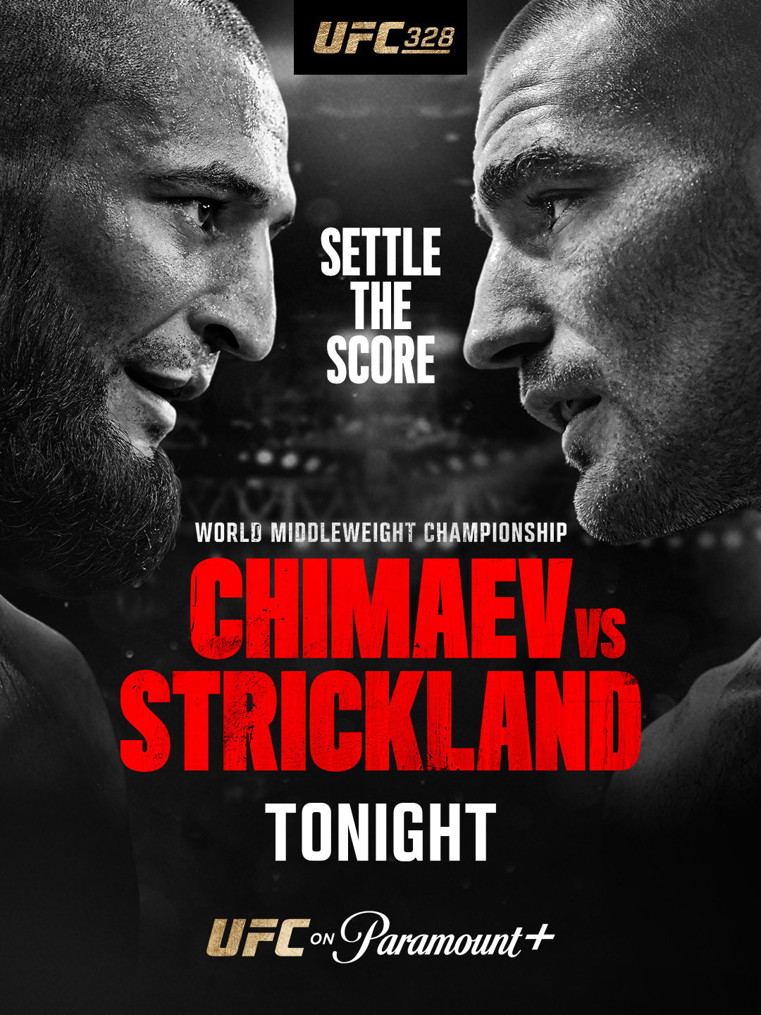 Extra Large TV Poster Image for UFC 328: Chimaev vs Strickland 