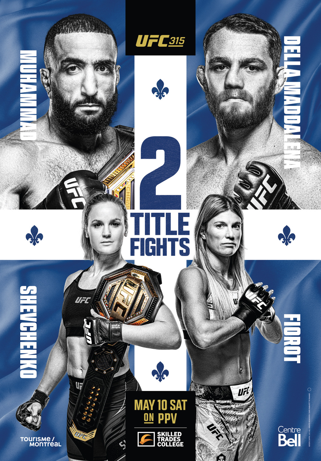 Extra Large TV Poster Image for UFC 315 