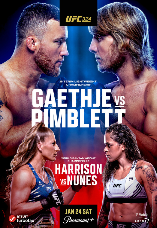 UFC 324: Gaethje vs Pimblett Movie Poster
