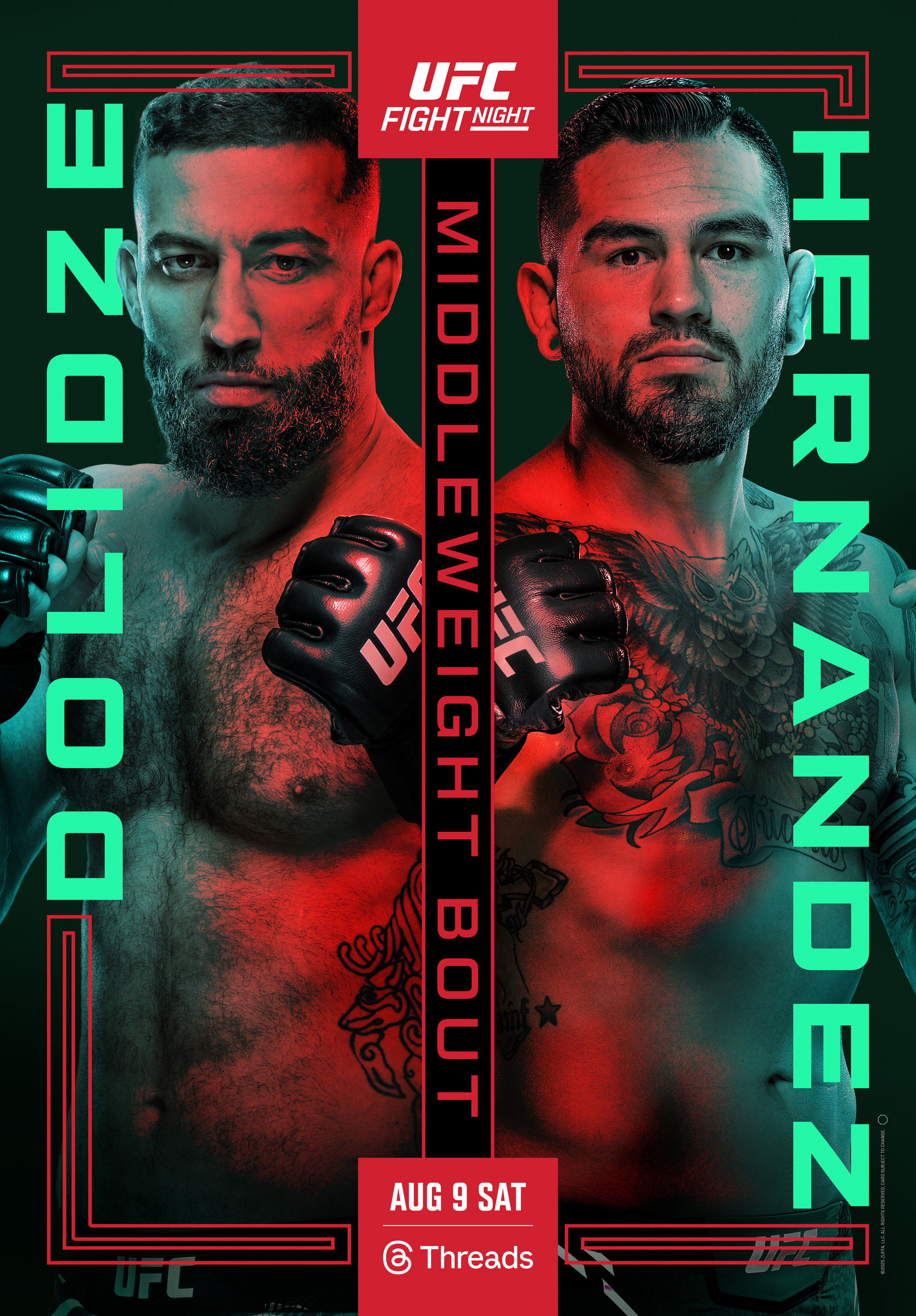 Mega Sized TV Poster Image for UFC Fight Night: Dolidze vs Hernandez 