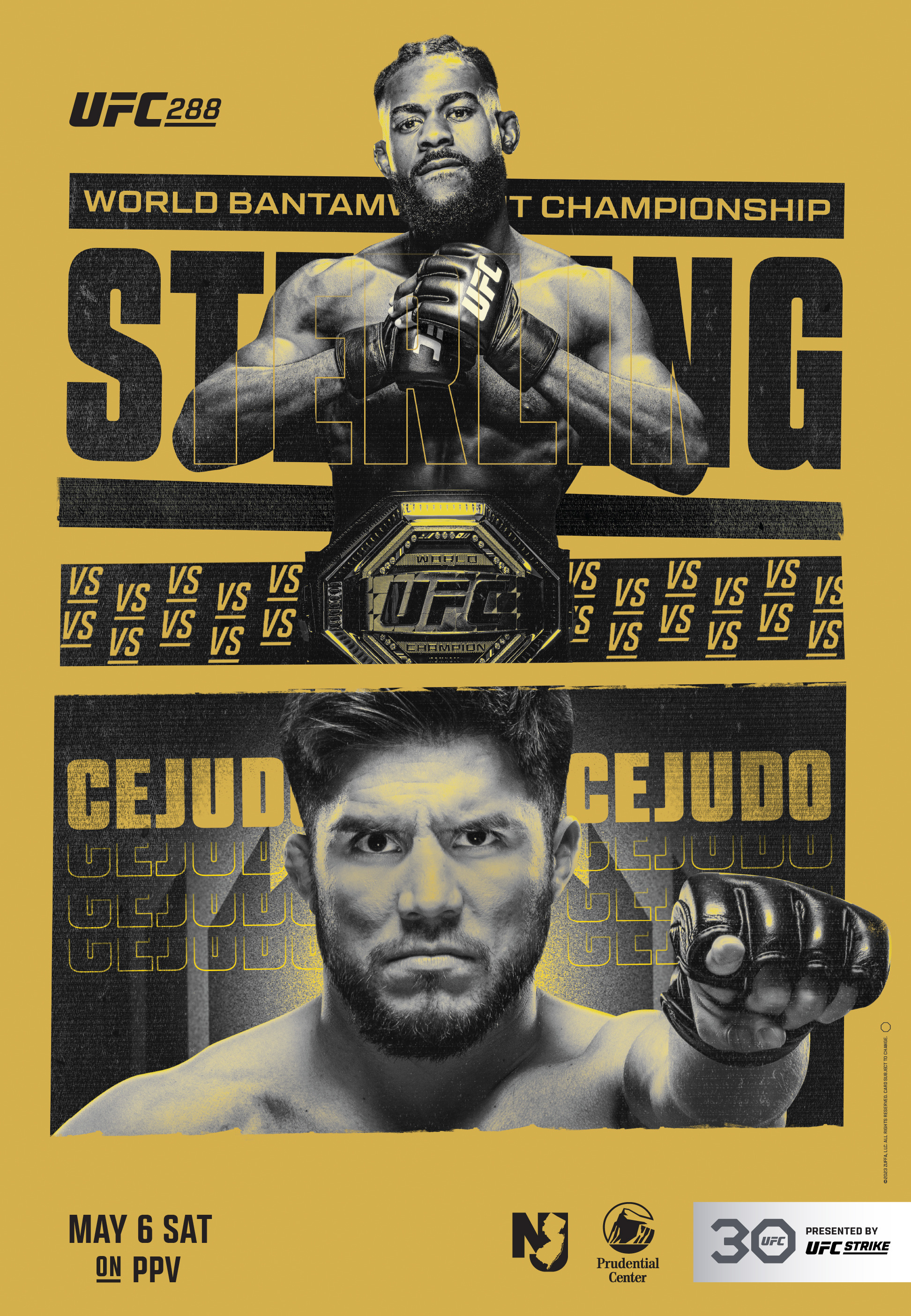 Mega Sized TV Poster Image for UFC 288 (#1 of 2)