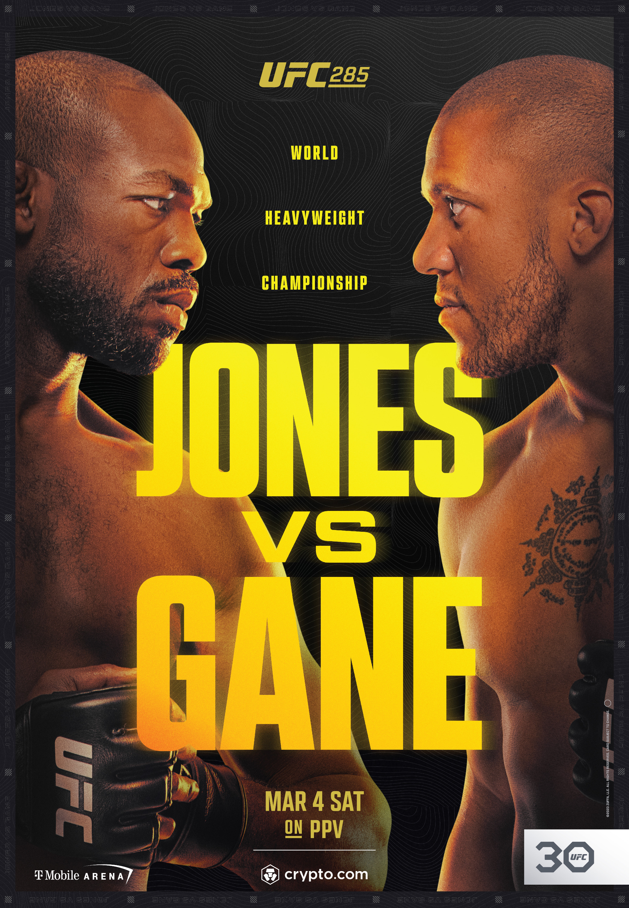 Mega Sized TV Poster Image for UFC 285: Jones vs. Gane (#1 of 2)