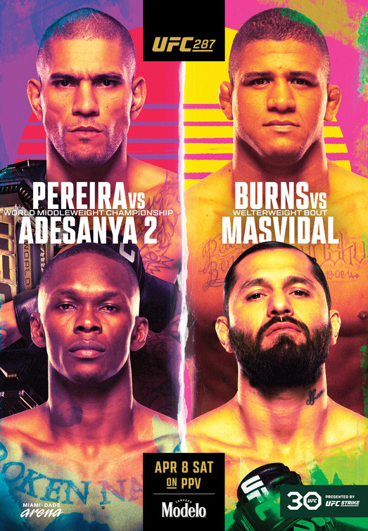 UFC 287 Movie Poster