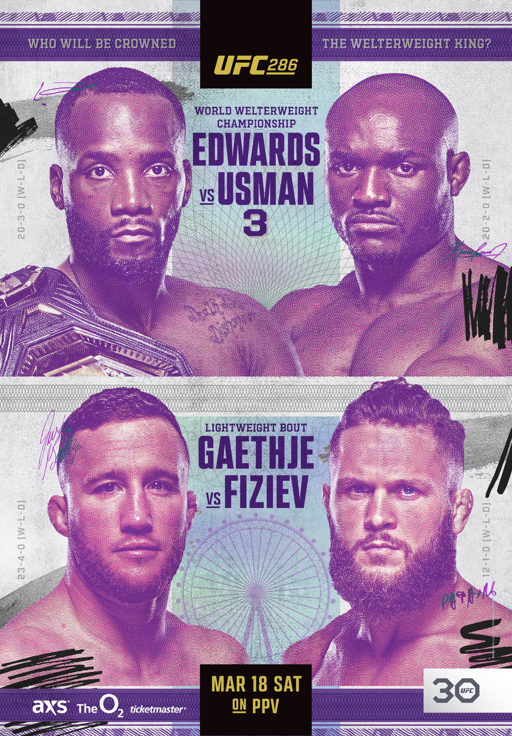 Extra Large TV Poster Image for UFC 286 