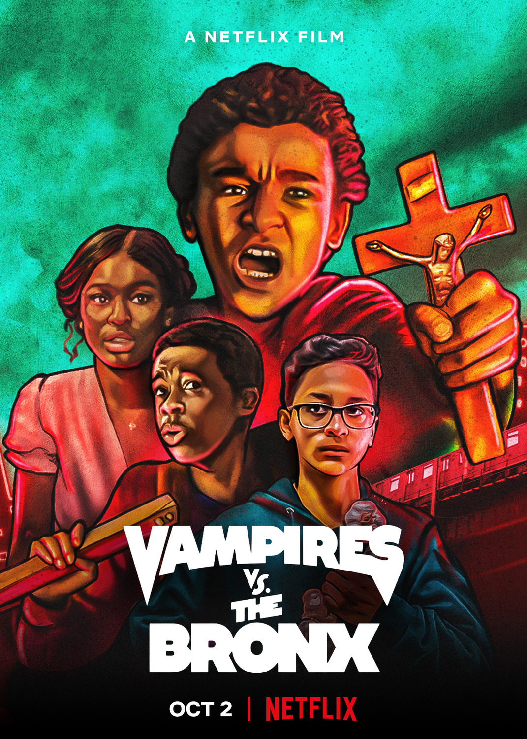 Extra Large TV Poster Image for Vampires vs. the Bronx 