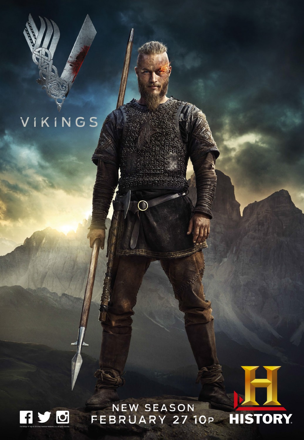 Extra Large TV Poster Image for Vikings (#2 of 30)