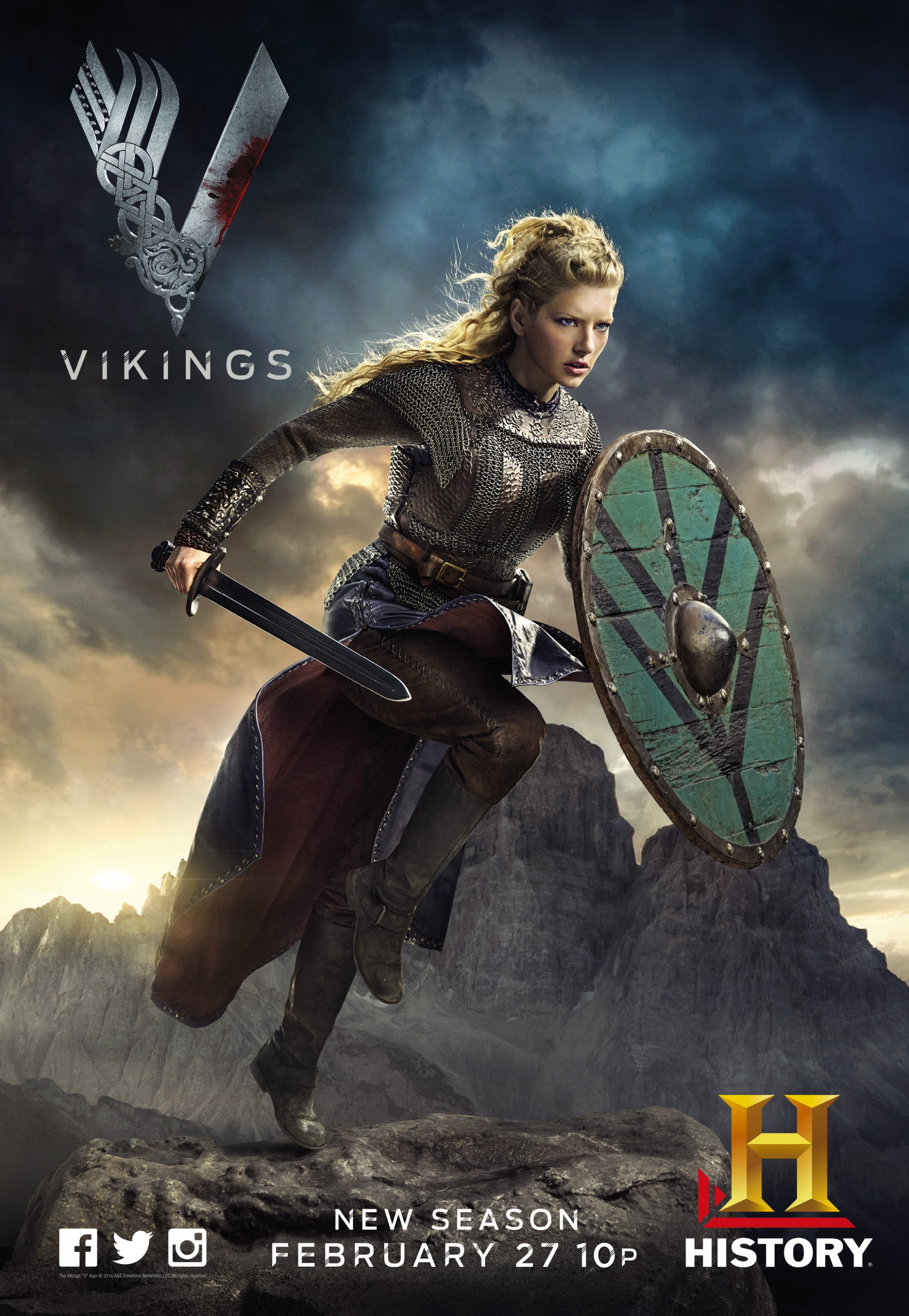 Vikings (3 of 30) Mega Sized TV Poster Image IMP Awards