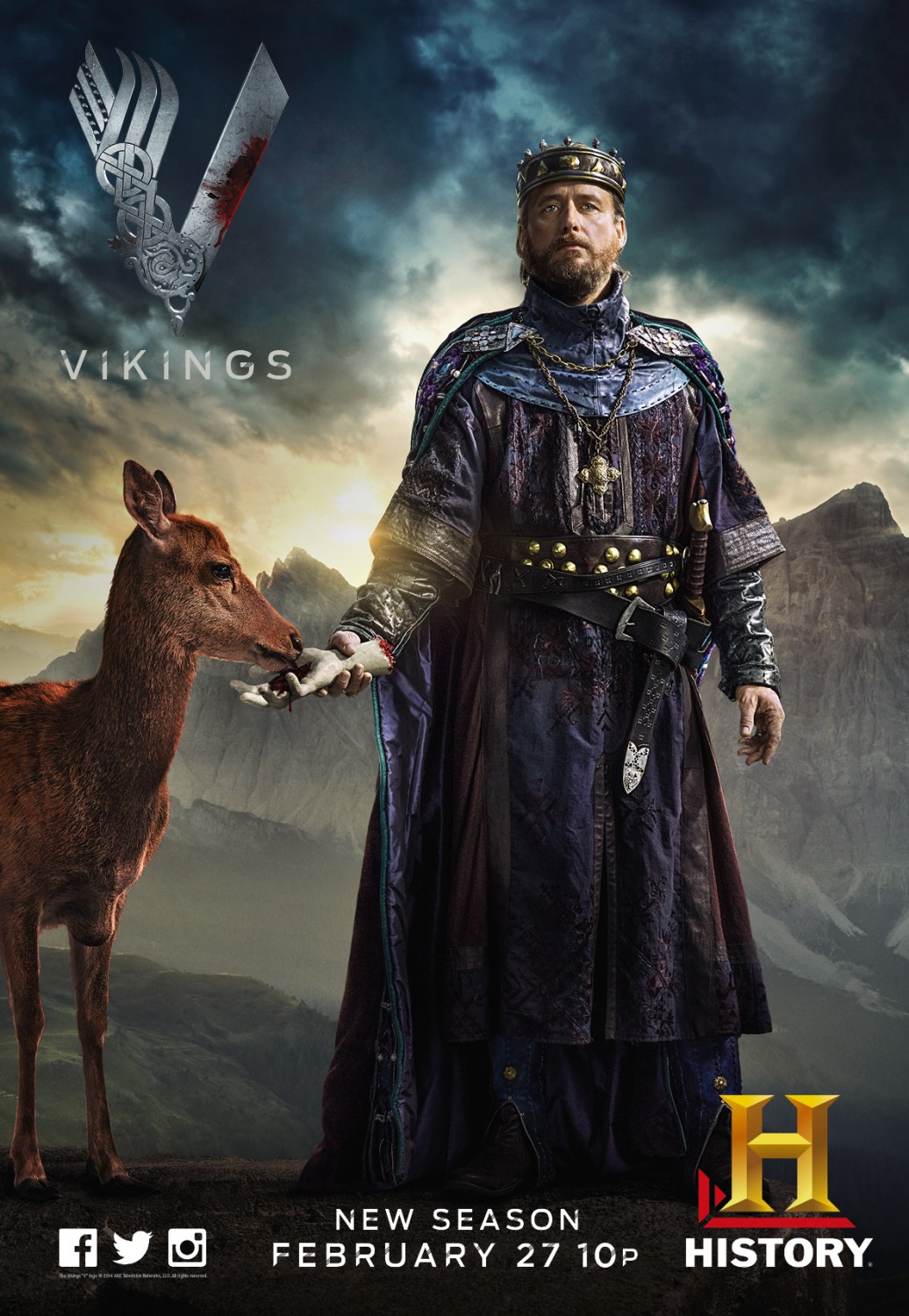 Extra Large TV Poster Image for Vikings (#8 of 30)