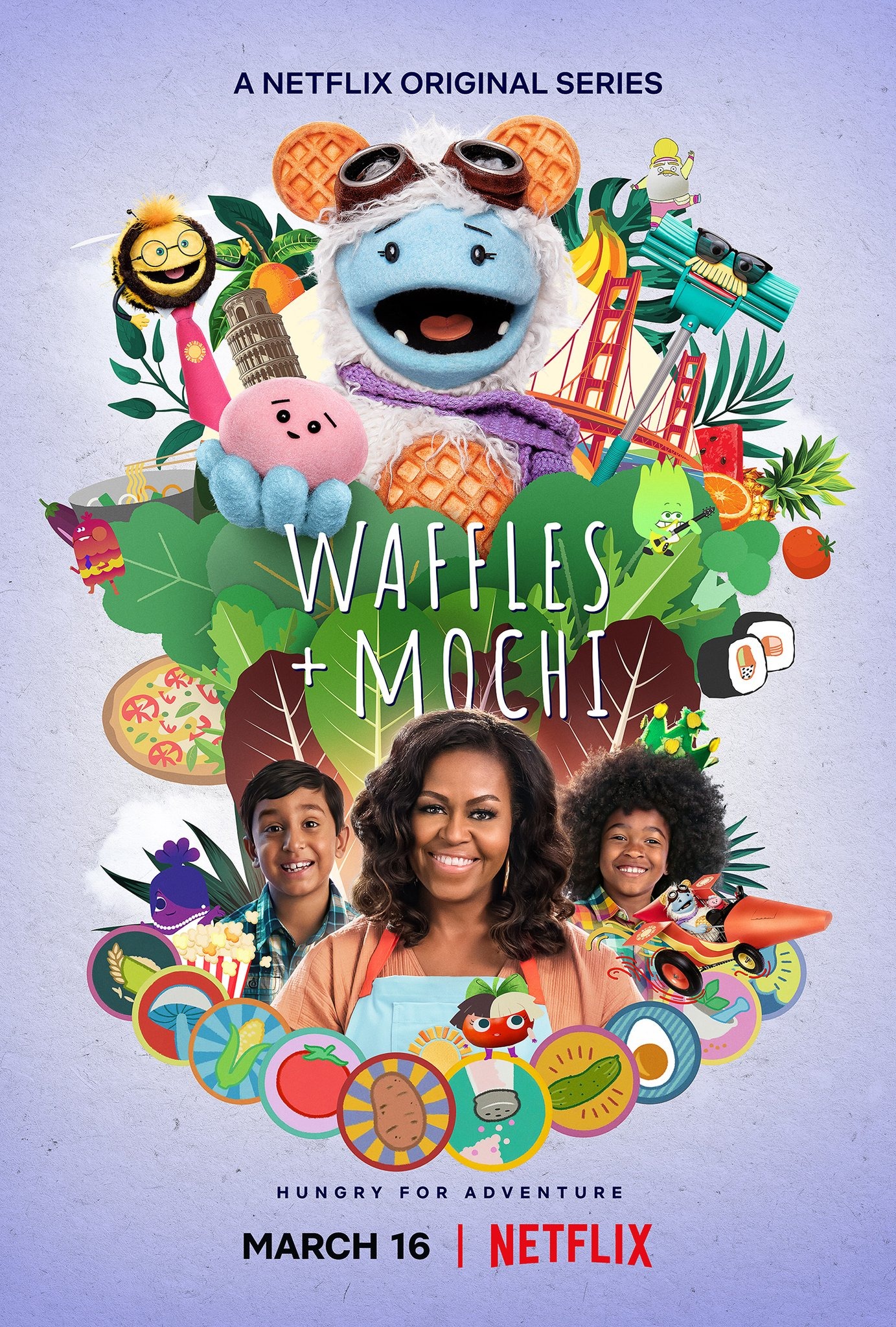 Mega Sized TV Poster Image for Waffles + Mochi 
