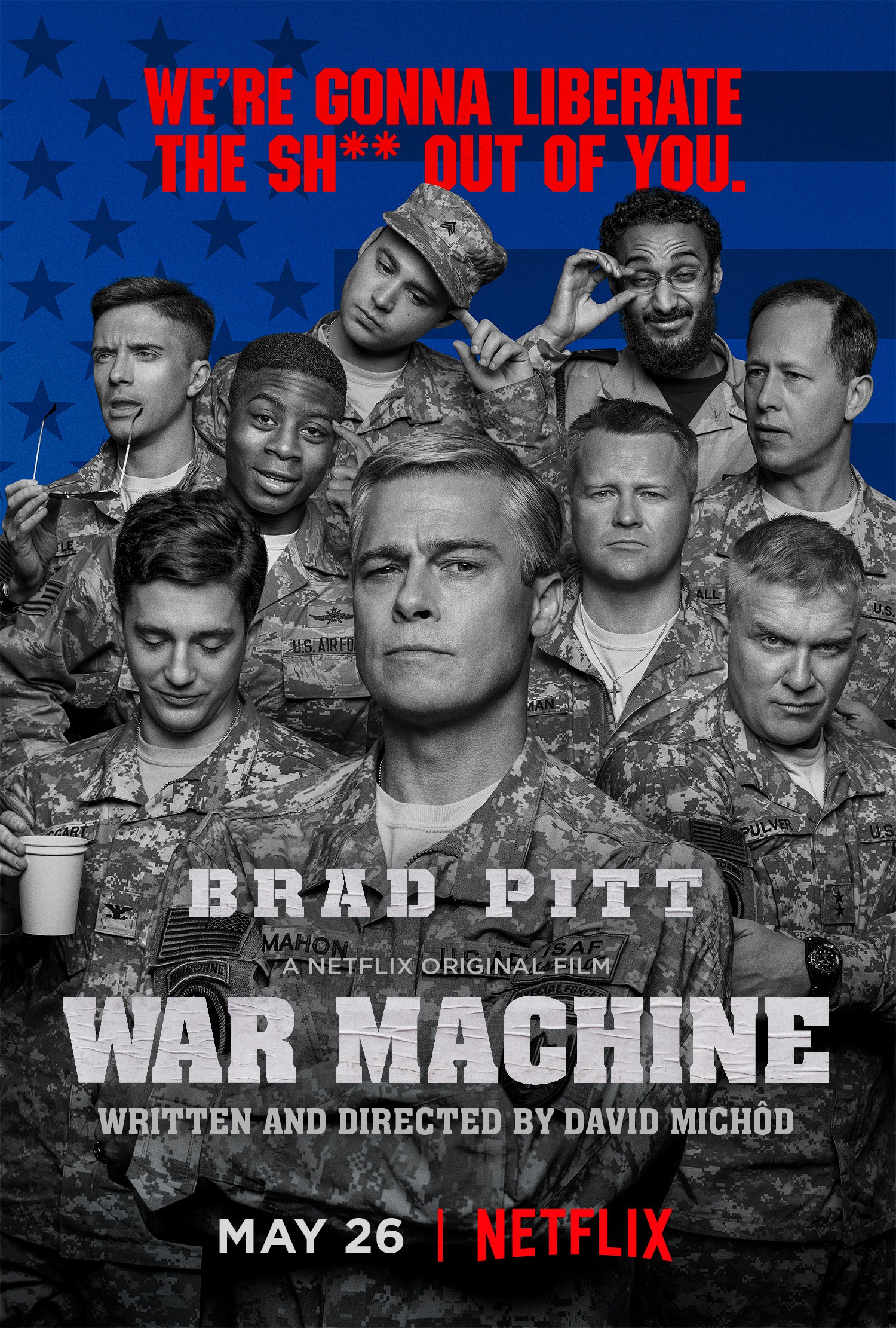 Mega Sized TV Poster Image for War Machine 