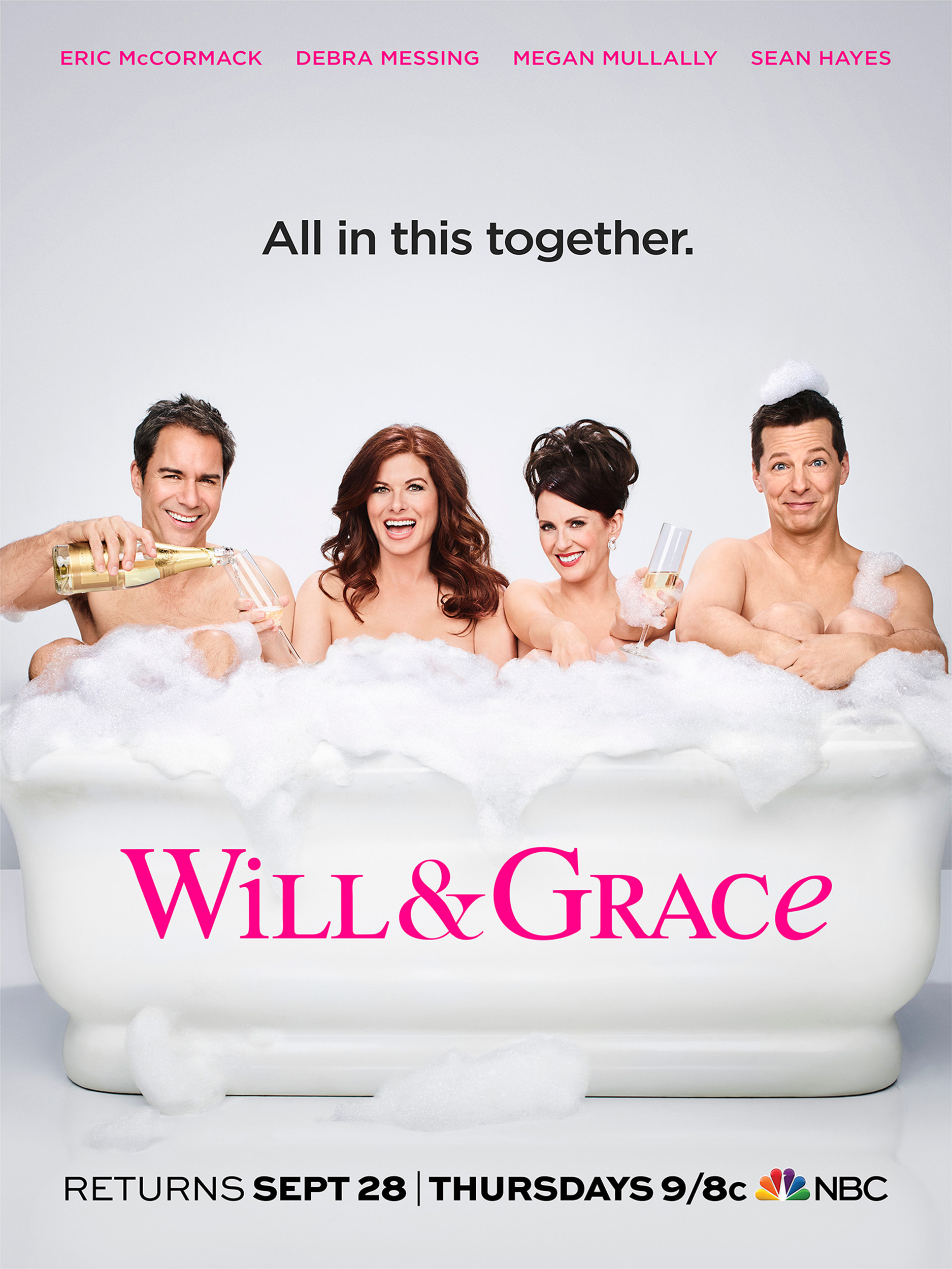 Mega Sized TV Poster Image for Will & Grace 