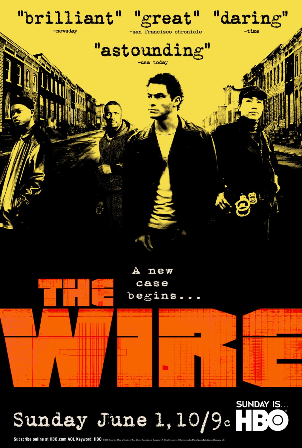 Extra Large TV Poster Image for The Wire (#5 of 7)