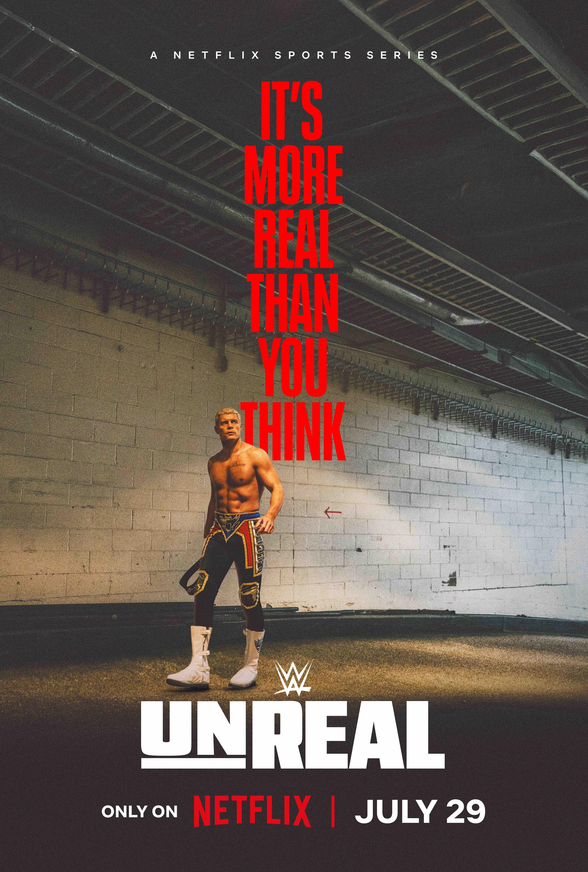 Mega Sized TV Poster Image for WWE: Unreal (#1 of 4)
