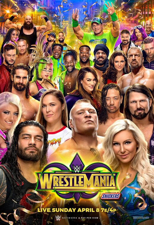 WWE Wrestlemania Movie Poster