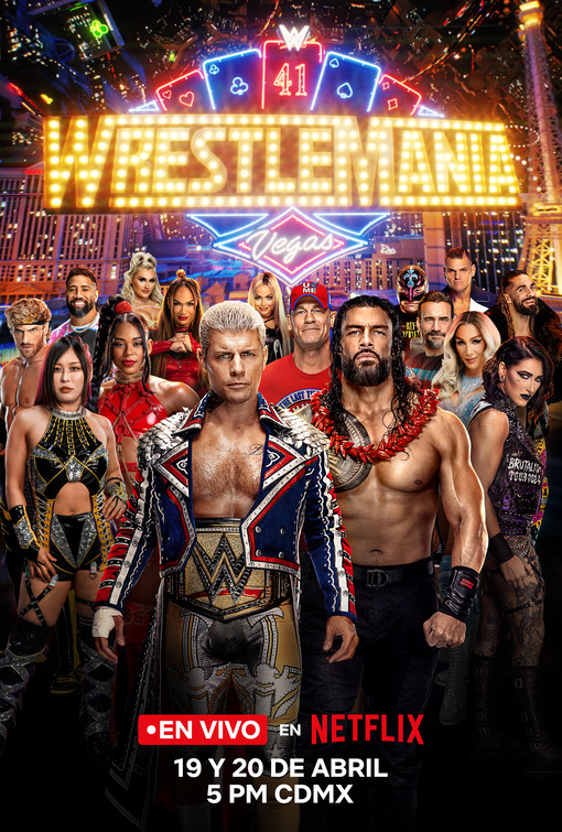 WWE Wrestlemania Movie Poster