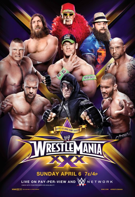 WWE Wrestlemania Movie Poster