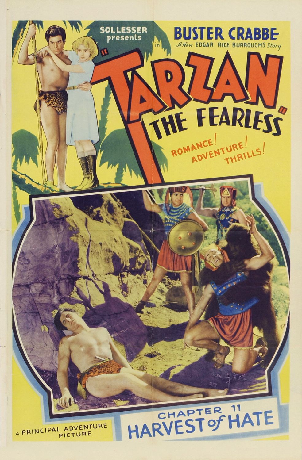 Extra Large Movie Poster Image for Tarzan the Fearless (#2 of 3)