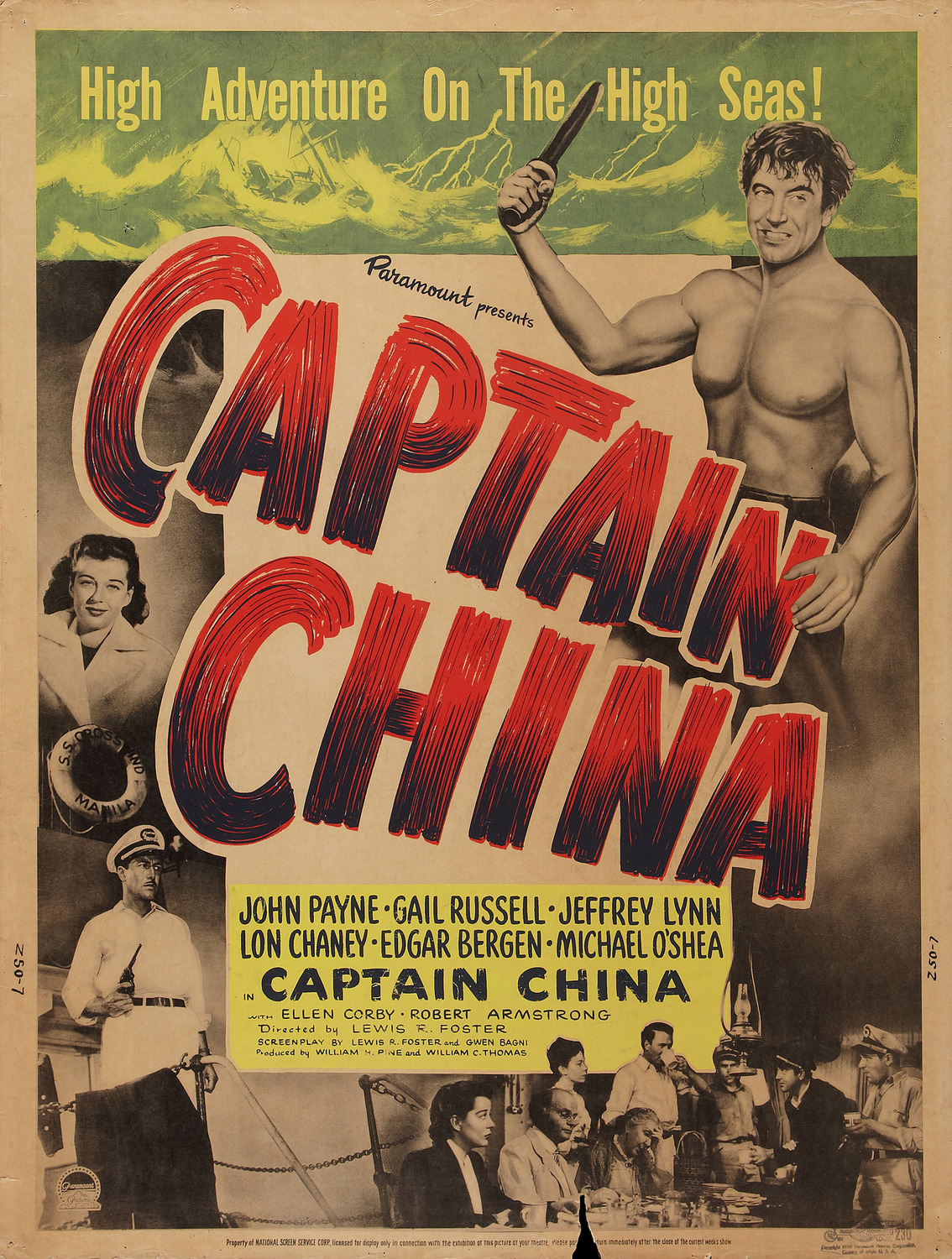 Extra Large Movie Poster Image for Captain China (#3 of 5)
