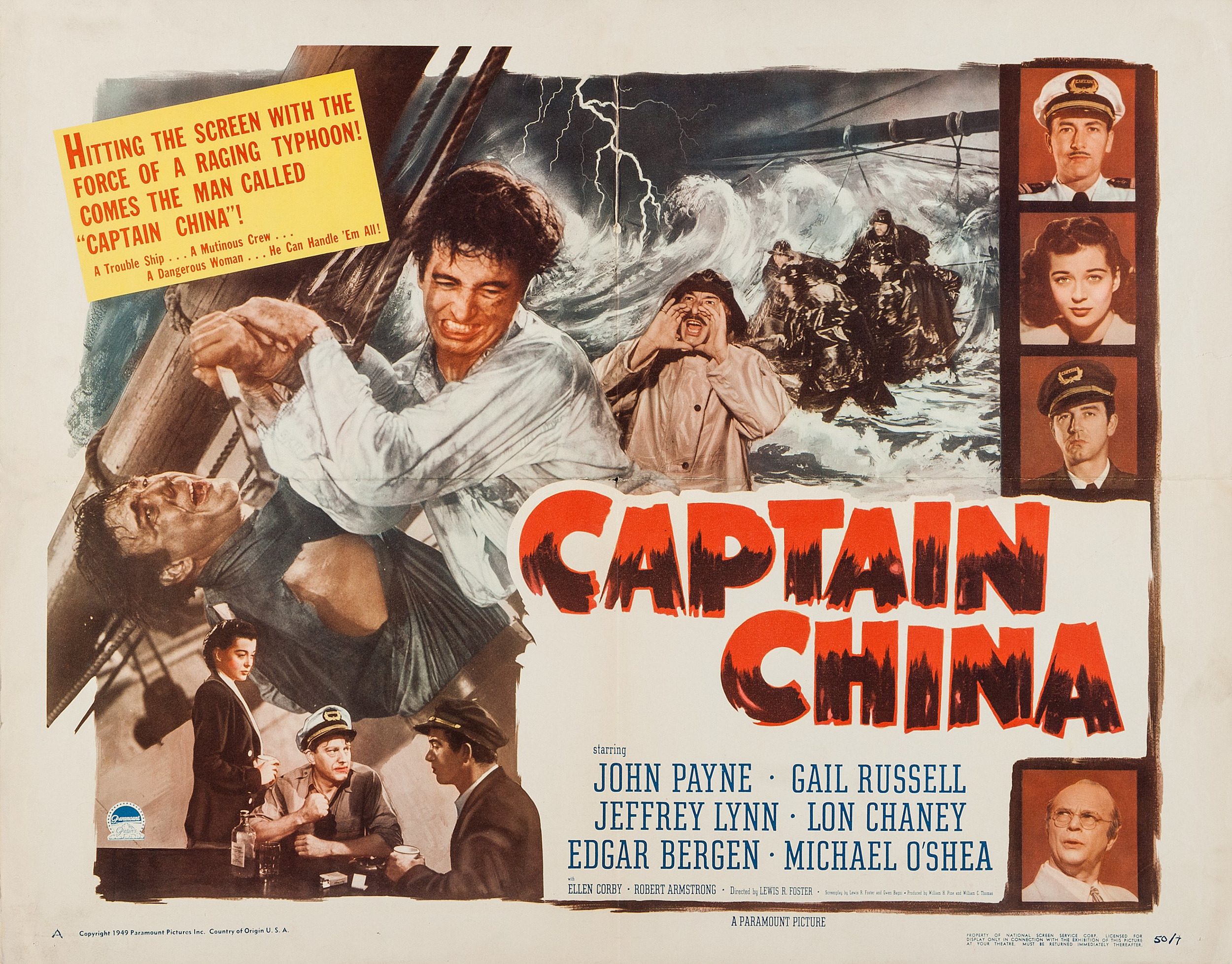 Mega Sized Movie Poster Image for Captain China (#4 of 5)