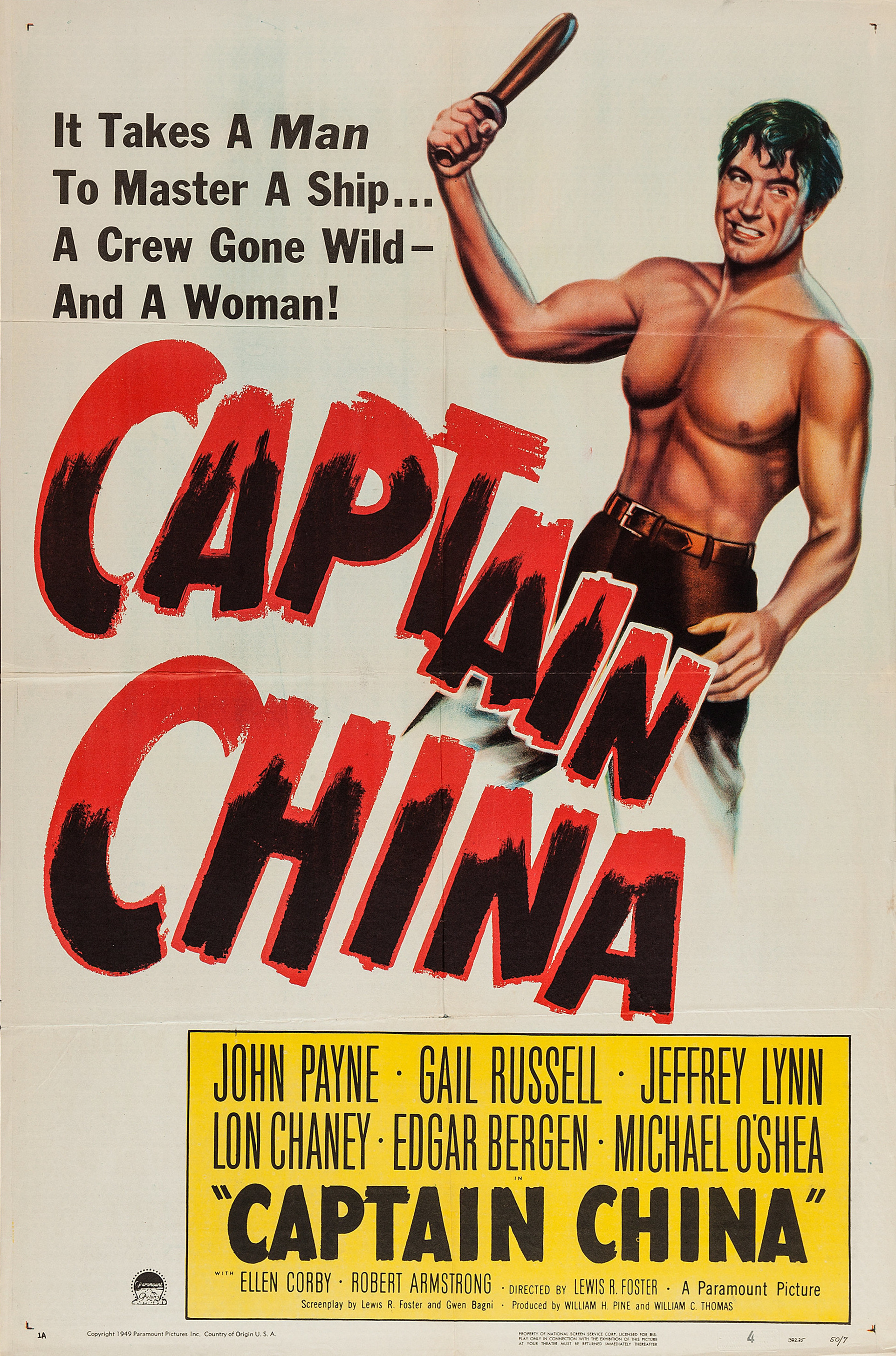 Mega Sized Movie Poster Image for Captain China (#1 of 5)