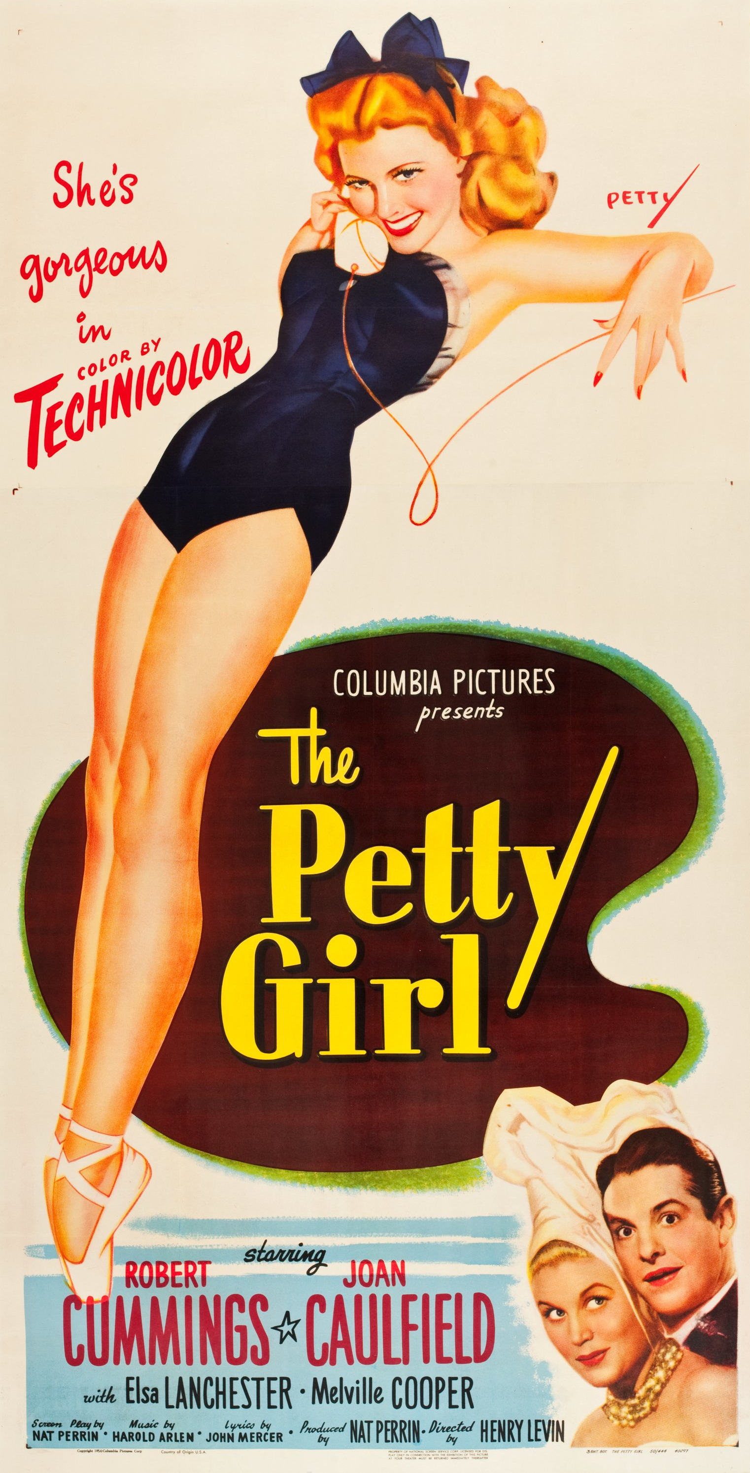 Mega Sized Movie Poster Image for The Petty Girl (#2 of 4)
