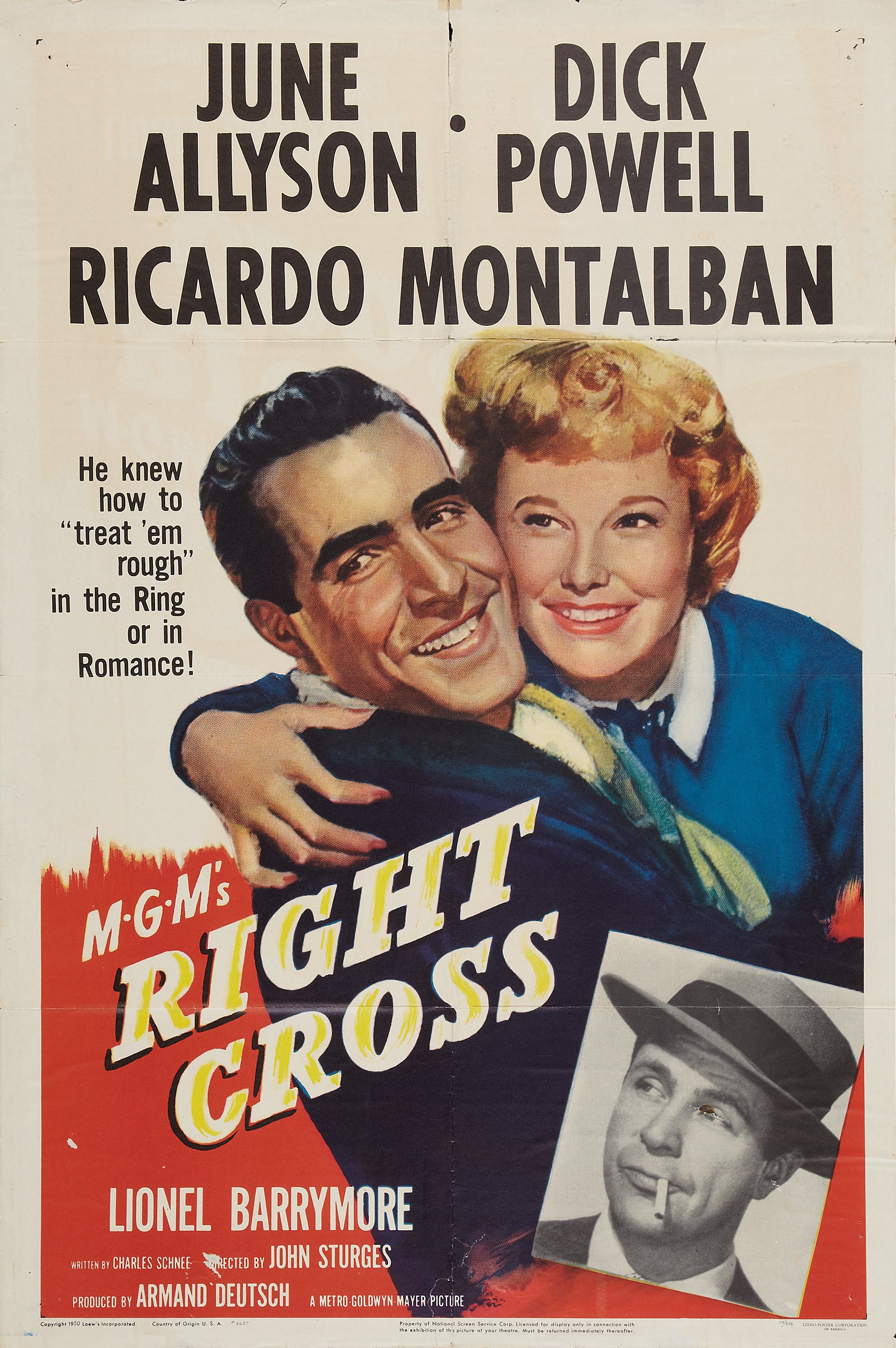 Mega Sized Movie Poster Image for Right Cross 