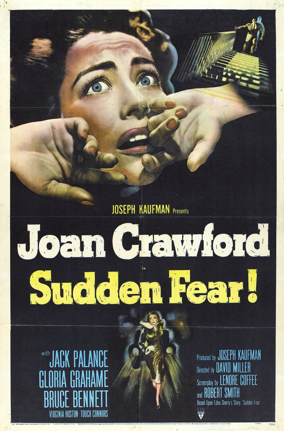 Extra Large Movie Poster Image for Sudden Fear (#1 of 3)