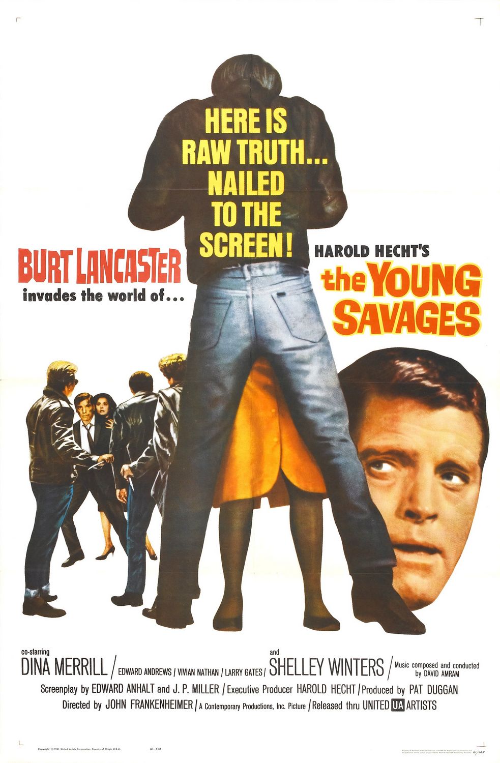 Extra Large Movie Poster Image for The Young Savages 