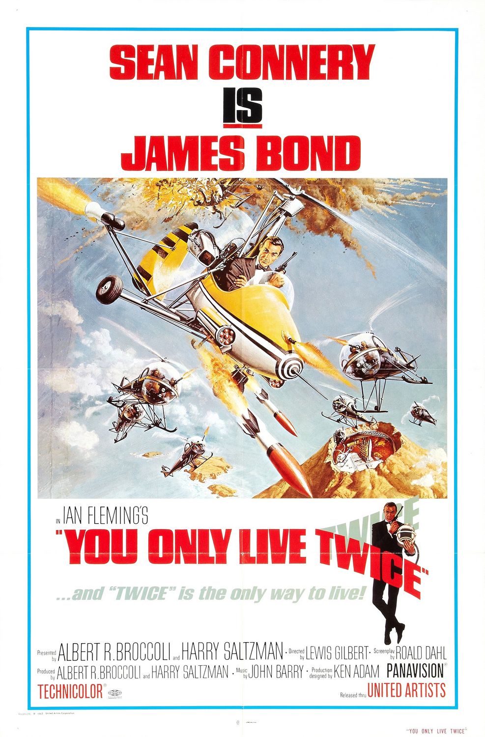 You Only Live Twice (#3 of 4): Extra Large Movie Poster Image - IMP Awards