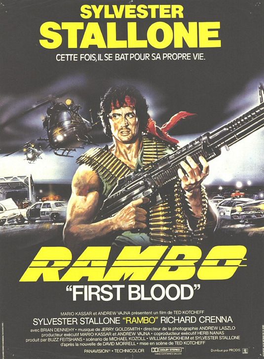 First Blood Movie Poster (#2 of 6) - IMP Awards