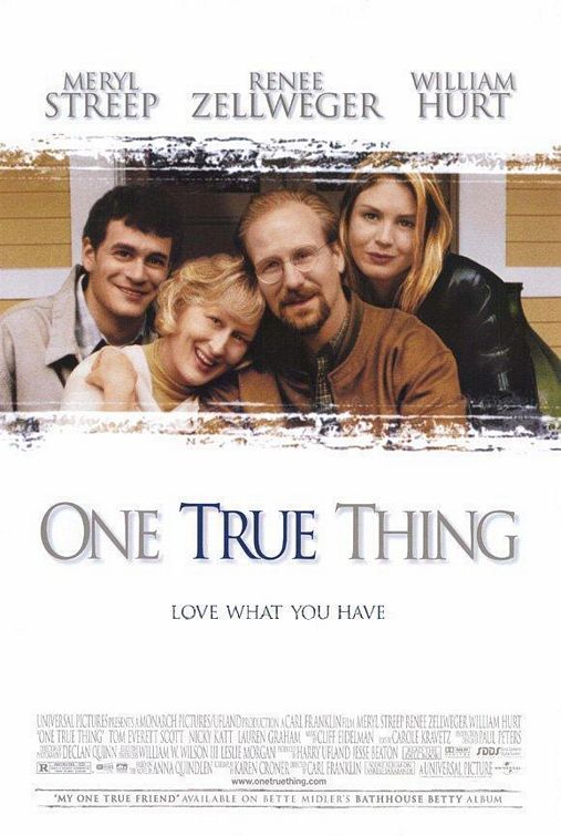 One True Thing Movie Poster - IMP Awards