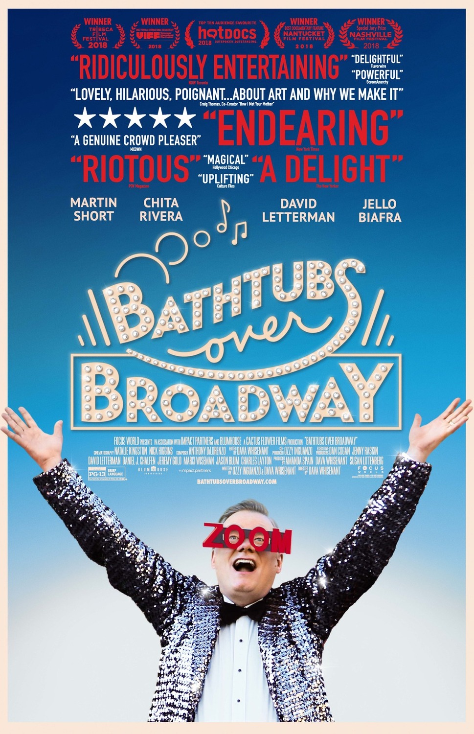 Extra Large Movie Poster Image for Bathtubs Over Broadway 
