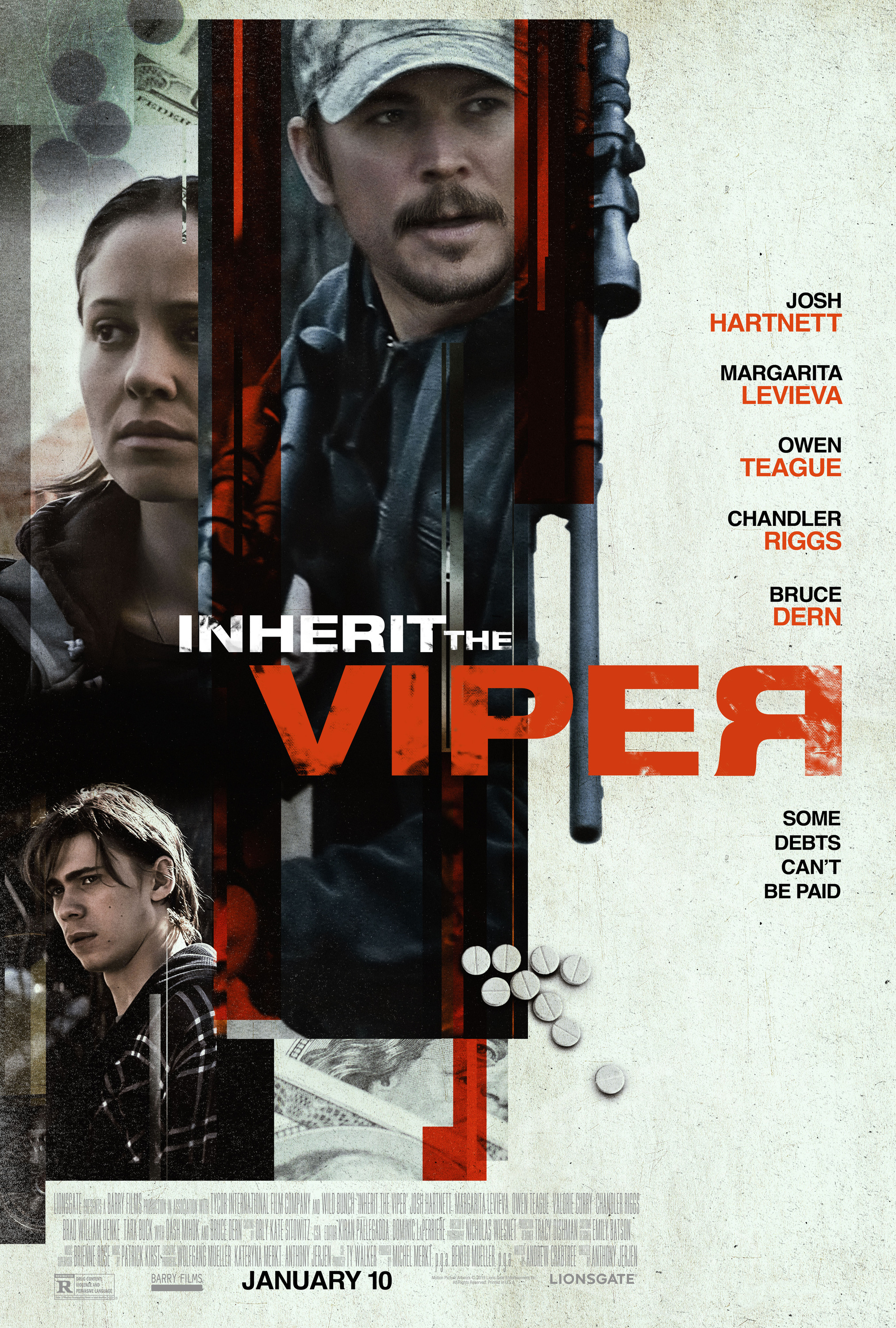 Mega Sized Movie Poster Image for Inherit the Viper (#2 of 2)