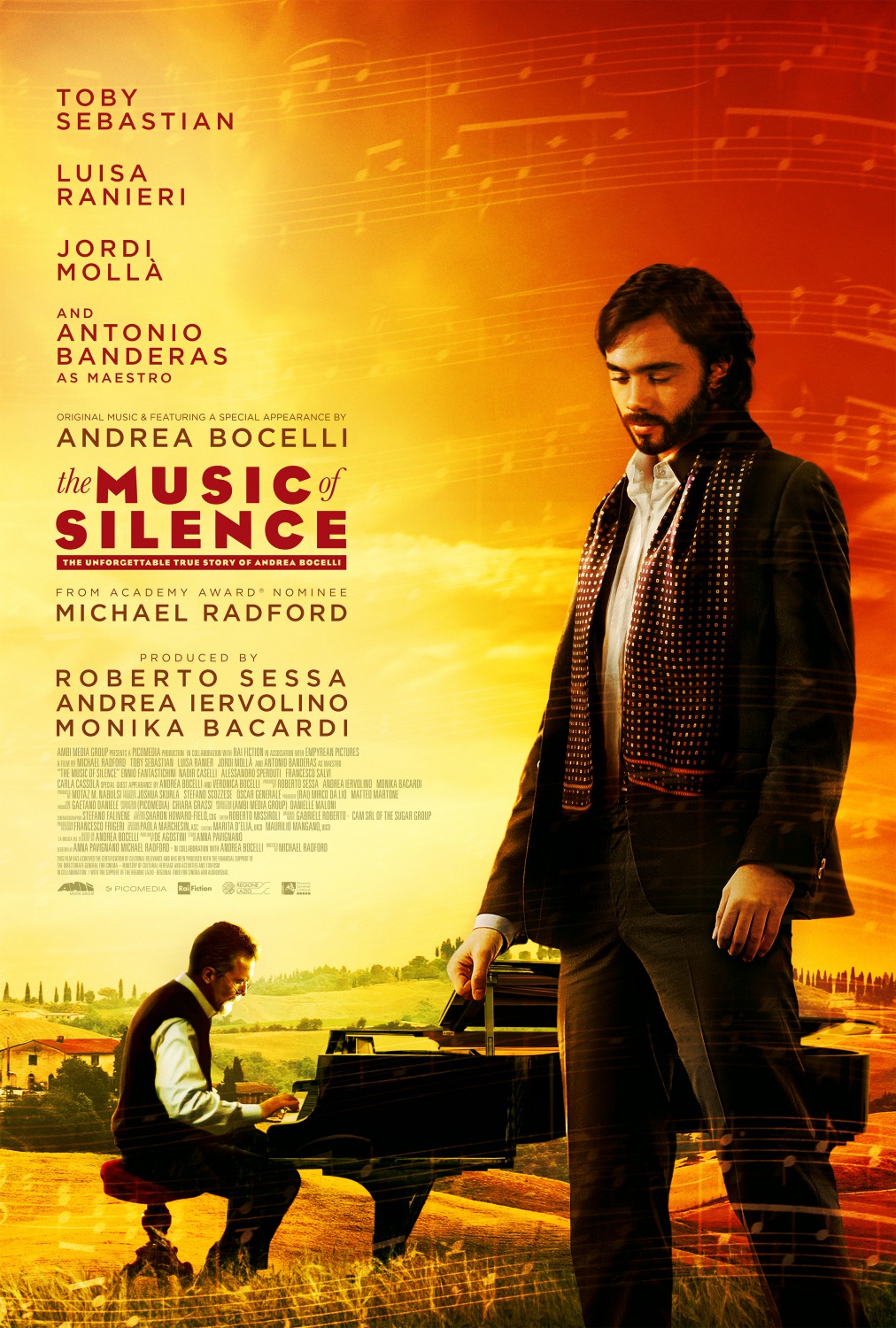 Extra Large Movie Poster Image for La musica del silenzio (#2 of 2)